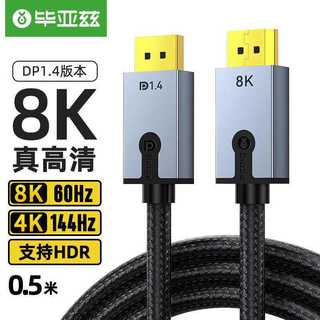 Biaze 純銅 DP線 1.4版 8K 螢幕 0.5M