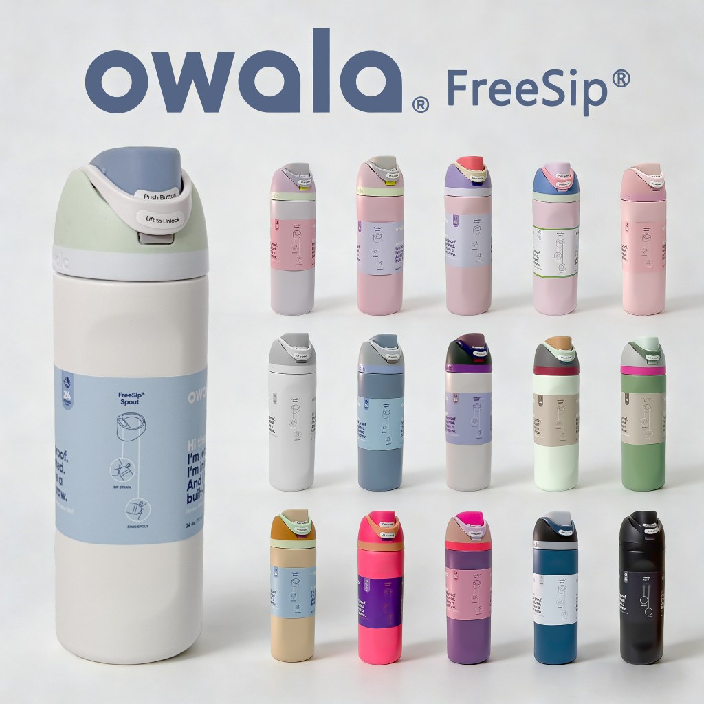 Owala FreeSip 保溫瓶 雙飲北美網紅保溫杯 保冷杯 運動水壺 隨身杯 吸管杯 不鏽鋼 32oz/24oz