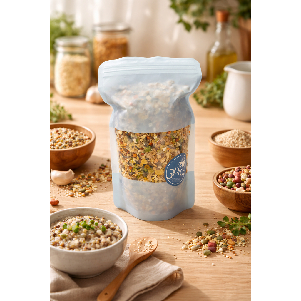 【三隻小豬寵物用品】3pigs鼠寶低脂蔬菜健康餐-300g(無瓜子) 倉鼠主食  無瓜子主食 倉鼠特調【低脂小藍】