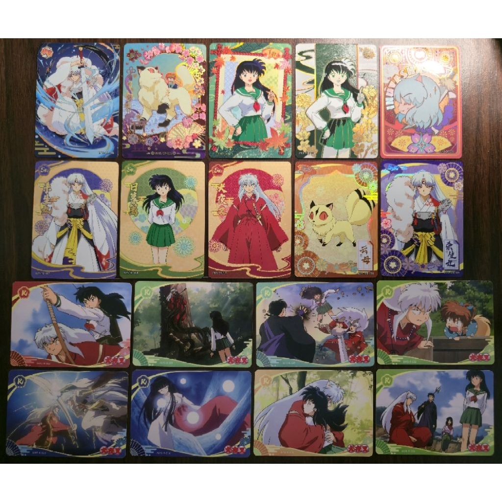 犬夜叉 卡游 正版官方授權 燙金 閃卡 特殊工藝 小卡 盲抽 收藏卡 魂玉之旅 和云包 阿籬 殺生丸