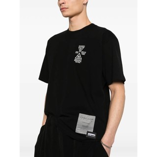 〖R1V〗Yohji Yamamoto x Neighborhood NBHD聯名山本耀司短T 純色貼標短袖T恤