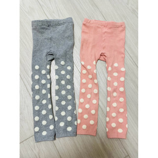 lavit 女童點點內搭 長褲 2入