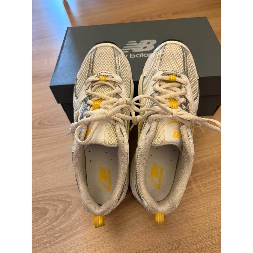 New Balance 530 系列 男女 休閒鞋 白➕檸檬黃 MR530SY-D