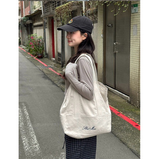 SLOWAND X LENTO 包包 肩背包 經典 棉質 環保袋 Classic cotton eco bag