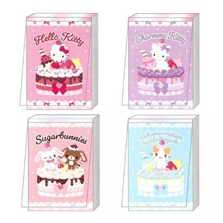 Sanrio三麗鷗 Y2K 蛋糕裝飾 A6便條本- Hello Kitty/蜜糖邦尼/恰咪/棉花糖貓