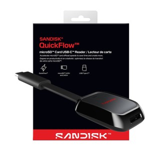 SANDISK QuickFlow microSD USB-C UHS-I 小卡 記憶卡 讀卡機 SDDR-B751
