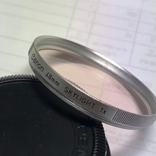 微瑕逸品釋出 Canon 48mm skylight 銀框保護鏡 QL17的好朋友