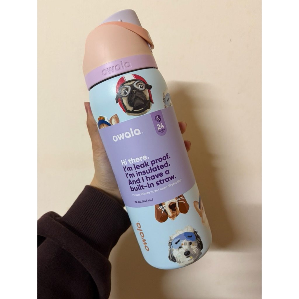 *妍妍代購* 現貨商品 Owala 聯名款 狗狗款 特殊色 32oz