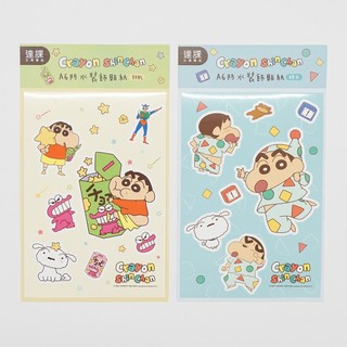 【久大文具】蠟筆小新A6防水裝飾貼紙(特價) DK-9197A~B 貼紙 裝飾貼 防水貼 行李箱貼 @0169