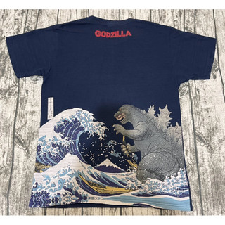 正版 日貨 哥吉拉 GODZILLA 富嶽三十六景 哥吉拉 短袖上衣 T恤