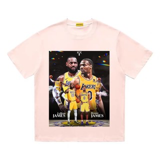詹姆斯 LeBron James拉塞爾·威斯布魯克純棉T恤 美式水洗oversize 水洗短袖 水洗T 短袖 T恤