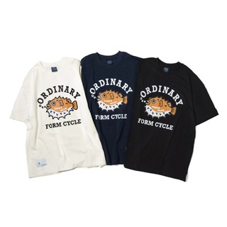 GOSPEL【ORDINARY PUFFERFISH COLLEGE TEE】 美式河豚竹節棉短TEE
