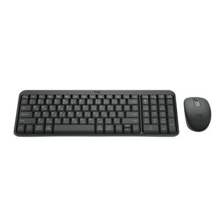 【Logitech 羅技】MK250 無線鍵盤滑鼠組 (石墨灰)
