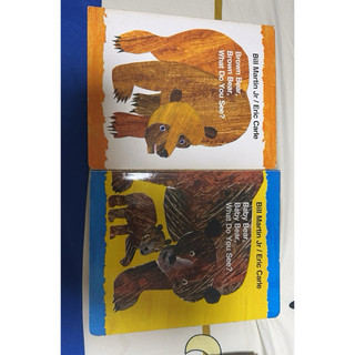 Brown bear Baby bear Eric Carle 原文繪本 二手