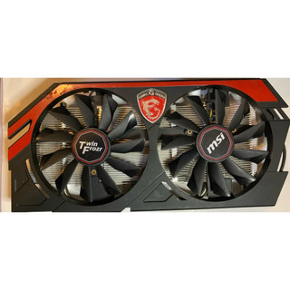 MSI N750/Ti GAMING 2GD5/OC的散熱模組 擋板