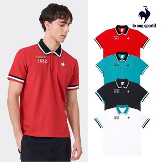 【LE COQ SPORTIF 法國公雞】吸濕排汗短袖POLO衫-男款-4色可選-LWX21341