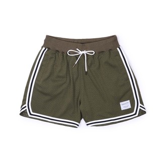Mitchell & Ness 短褲 Branded Game Day 2.0 Shorts 橄欖綠 球褲 側開衩