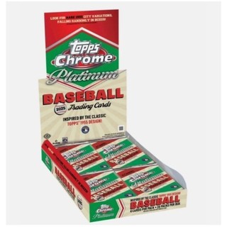 花鹿王公仔屋/2025 Topps Chrome Platinum Baseball Hobby Box/每盒1張簽名