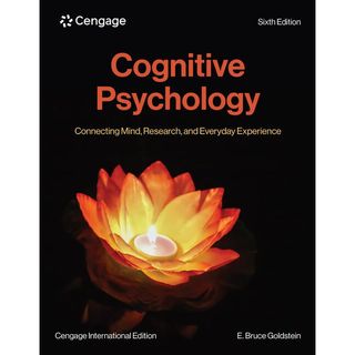 [華通書坊]Cognitive Psychology: Connecting Mind, Research, and Everyday Experience 6/E Goldstein 9798214154930