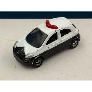 tomica 絕版中古 17 日產 nissan march police car 警車 警察 巡邏車 適合殺肉.二改