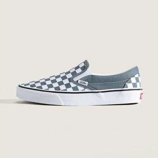 [unclev1966] VANS CLASSIC SLIP-ON 灰藍 棋盤格 休閒百搭 懶人鞋 滑板鞋