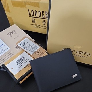 BRAUN BUFFEL 德國小金牛 藍色皮夾