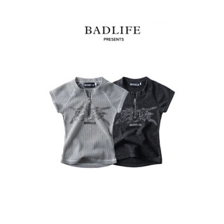 BADLIFE - ISME WOOLY TRIBAL 女款Baby Tee 短版修身印花T恤