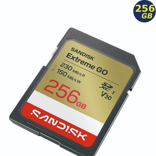 SanDisk 256G 256GB SD extreme Go 230MB/s 4K SDSDXGN-256G 記憶卡