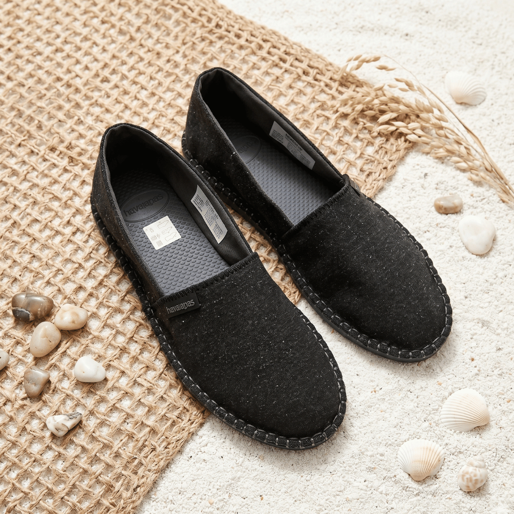中壢實體店面 Havaianas哈瓦仕 包鞋 休閒鞋 涼鞋 懶人鞋 ESPADRILLE 男女款 沙灘 海灘 海邊 黑