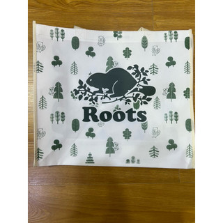 (全新）ROOTS 森林元素防水大購物袋