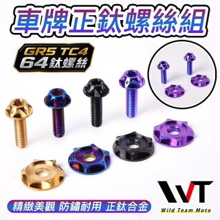 車牌鈦螺絲 車牌螺絲 台灣出貨 鈦螺絲 M6 鈦墊片 牌照螺絲 鈦螺絲 正64鈦合金 Ti6Al4V 防鏽螺絲 星型
