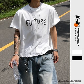 【K-2】cleanfit boxy 寬短版 FUTURE boxy短T 寬短版短T 短袖 上衣 短版T【K2P12】