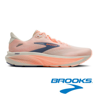 【BROOKS】Ghost 18 女平穩型運動鞋 (1D寬楦) 『粉/黑』120482