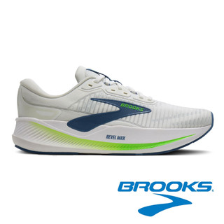 【BROOKS】Revel Max 男平穩型避震緩衝運動鞋『白/藍』110482