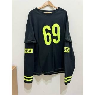 現貨HBA Layered Long Sleeve Tee 假兩件寬鬆長袖T恤 hood by air