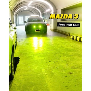 [色胚][桃園 新竹][馬自達 MAZDA][mazda 3]隱藏式 霧燈 led魚眼 m9 獨立線路獨立開關 含安裝