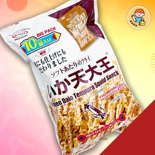 Maruesu 魷魚天婦羅 10包 好市多代購 COSTCO 日本 大阪 魷魚天大王 零食 下酒菜 酥炸魷魚 大包裝