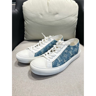 LOUIS VUITTON Denim Monogram Stellar Sneakers 牛仔帆布鞋小白鞋💰13800