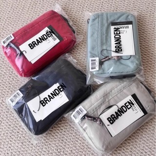 下殺🎉韓㊣BRANDEN Safe Plus安心斜背包 多功能多卡位錢包(內建RFID防掃描隔層)單肩輕量防潑水護照包