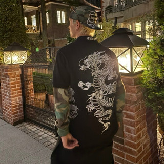 全新限量免運26ss Supreme The Great China Wall Dragon 中國長城龍紋短袖Polo衫