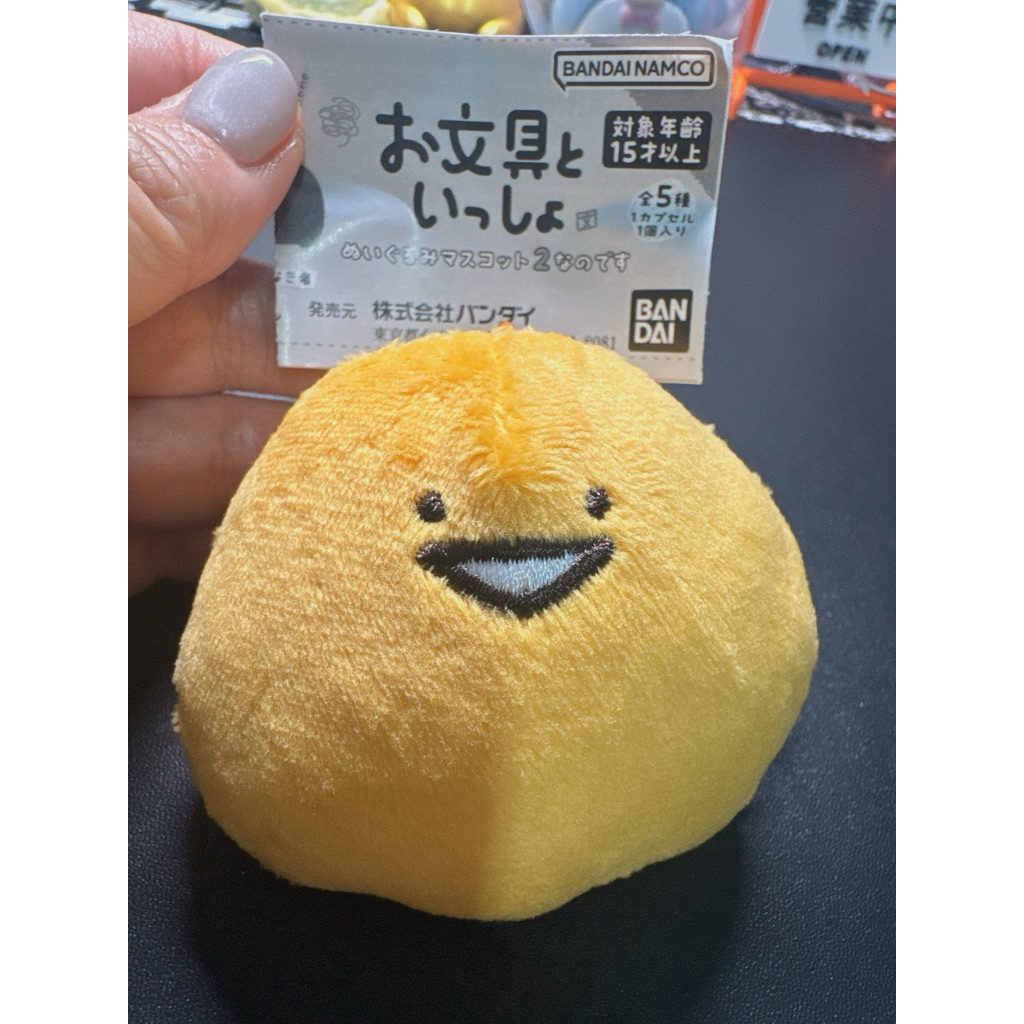 扭蛋/無蛋殼有紙系列 與文具在一起 Omochi 果凍先生 小絨毛吊飾 全新轉讓