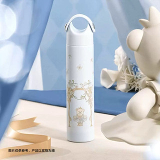 星巴克杯子公主下午茶系列芭蕾熊店長便攜藍色款提手保溫杯