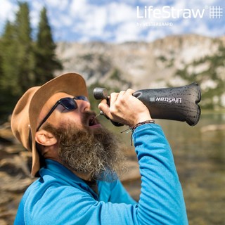 【瑞士 LifeStraw】Peak 頂峰軟式水瓶 1L