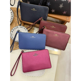 【現貨在台】美國代購正品 COACH 單層手拿包 L型拉鍊零錢包 防刮皮革 星星流星 萬用小包 聖誕禮物 F58032