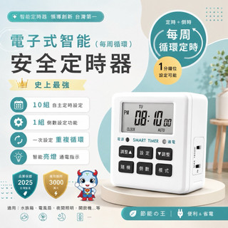 新安規【聖岡 Dr.AV】電子式智能定時器 定時器 電子式定時器 TM2503 電子式計時器 時間控制器 定時器