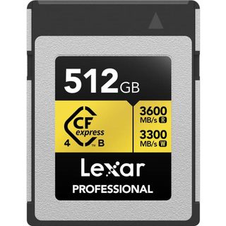 Lexar Professional GOLD 512GB CFexpress 4.0 Type B 記憶卡 512G