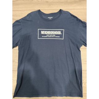 二手 Neighborhood logo tee 尺寸：XL
