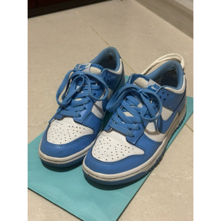 二手 NIKE DUNK LOW RETRO UNIVERSITY BLUE 北卡藍 寶寶藍（23.5cm)