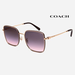 COACH HC7184D 蔻馳品牌墨鏡｜潮流時尚復古方框金屬太陽眼鏡 女生品牌眼鏡框【幸子眼鏡】