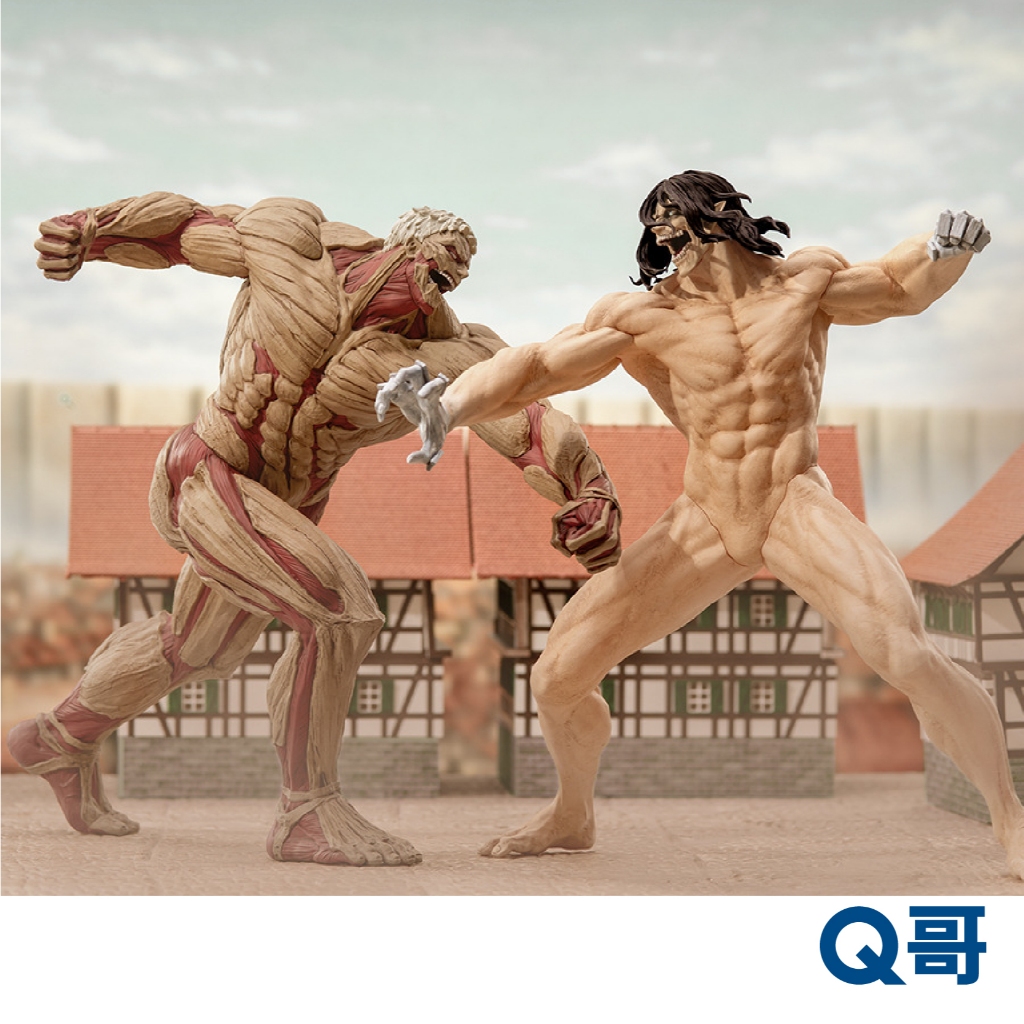 SEGA 世嘉 進擊的巨人 GigantiX 艾連葉卡 萊納布朗 萊納 鎧之巨人 艾連 巨人 景品 公仔 模型
